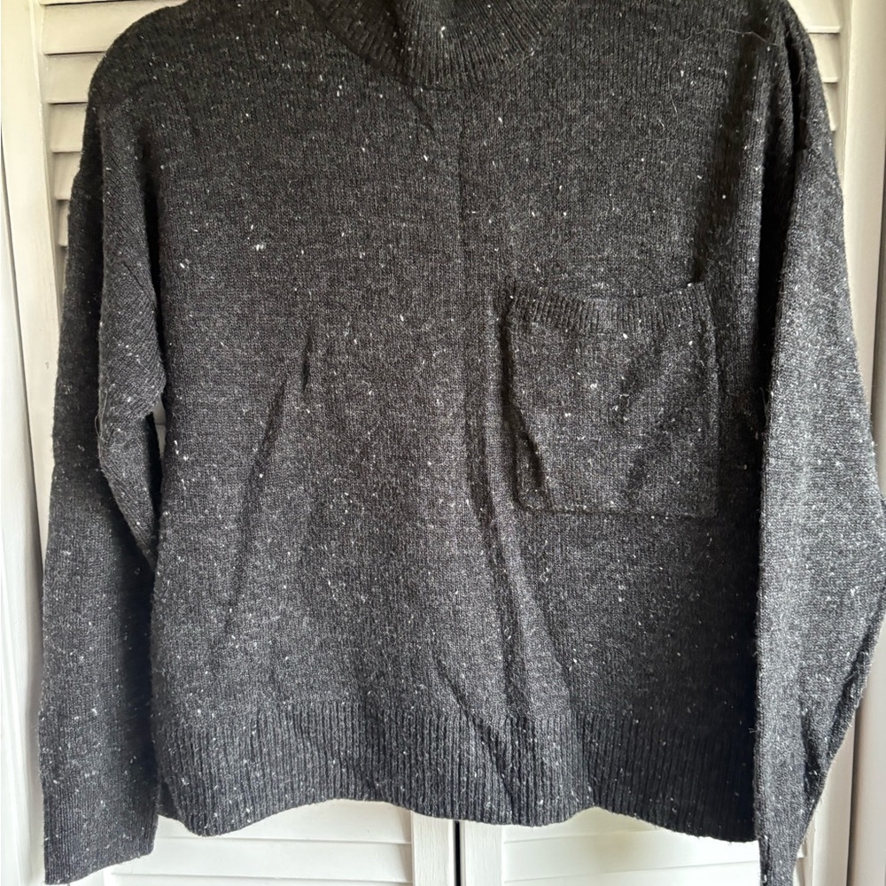 Madewell Charcoal Turtleneck Sweater